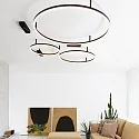 Ideal Lux Loftlampe ORACLE SLIM 90 rund IP20, sort