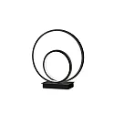 table lamp OZ TL ON-OFF round, with switch IP20, black matt 