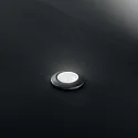 Ideal Lux Gulvindbygningslampe WAY UP Ø 50MM rund, tilgængelig G9 IP67, sort