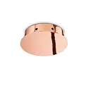 baldakin MAGNETICO 8 LUCI rund, 8-fold, kobber, bruneret