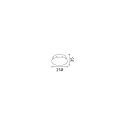 Ideal Lux baldakin MAGNETICO 8 LUCI rund, 8-fold, kobber, bruneret
