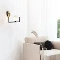 Ideal Lux Væglampe BIRDS AP1 1-flamme G9 IP20, sort mat 