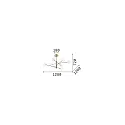 Ideal Lux Pendel EQUINOXE SP8 8-flammer G4 IP20, messing