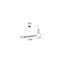 Pendel V-LINE justerbar IP20, hvid