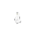 Ideal Lux Pendel EQUINOXE SP1 1-flamme G4 IP20, messing