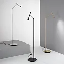 Ideal Lux LED floor luminaire / reading luminare DIESIS, 7W 3000K 660lm, rotatable, tiltable, black