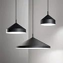Ideal Lux Pendel YURTA justerbar E27 IP20, sort