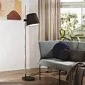 Standerlampe AXEL med afbryder, justerbar E27 IP20