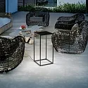 Ideal Lux floor lamp IPOTESI PT LED LED IP44, black