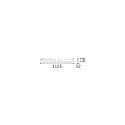 3-faset lampe DISPLAY WIDE 1125 IP20