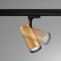 Ideal Lux 3-faset spot FOX 25W BIG / ON-OFF 830 justerbar, on/off IP20, messing satineret 
