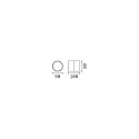 outdoor wall luminaire OMEGA round IP54, anthracite