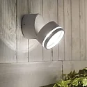 Ideal Lux Udendørs wall luminaire OMEGA rund IP54, hvid