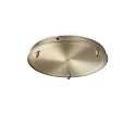 baldakin ROUND STANDARD Ø 30CM 3-fold, rund, messing, bruneret