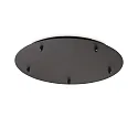 baldakin ROUND STANDARD Ø 46CM 5-fold, rund, sort mat