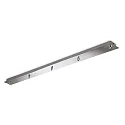 baldakin LINEAR STANDARD 5-fold, firkantet, chrom, poleret