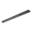 baldakin LINEAR STANDARD 5-fold, firkantet, sort mat