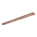 baldakin LINEAR STANDARD 5-fold, firkantet, kobber, bruneret