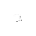 Standerlampe DORSALE E27 IP20