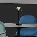 Batteri bordlampe LOLITA TL LED LED IP54, hvid dæmpbar