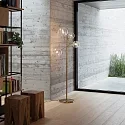Standerlampe EQUINOXE PT4 4-flammer G4 IP20, chrom