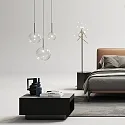 Standerlampe EQUINOXE PT4 4-flammer G4 IP20, chrom