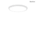 Loftlampe FLY SLIM PL LED LED IP40, pulverlakeret, hvid