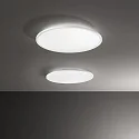 Ideal Lux Loftlampe FLY SLIM PL LED LED IP40, pulverlakeret, hvid