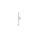 Ideal Lux Standerlampe JEDI PT LED 160.5CM firkantet, omskiftelig IP65, sort mat 