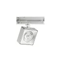 3-faset spot POV TRACK LED firkantet, med adapter LED IP20, hvid