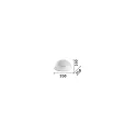 Ideal Lux ceiling luminaire COROLLA 16 IP20, white 