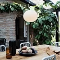 Ideal Lux pendant luminaire COTTON 30 E27 IP20, white dimmable