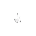 Ideal Lux pendant luminaire COTTON 30 E27 IP20, white dimmable
