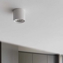 Ideal Lux overflade downlight NITRO D04 ROUND rund, stiv, med linseoptik, on/off IP20, hvid mat dæmpbar