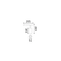 3-phase spot FOX 8W SMALL / 1-10V 930 dimmable, adjustable IP20