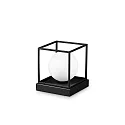 Bordlampe LINGOTTO TL1 SMALL firkantet, med afbryder G9 IP20, sort mat 