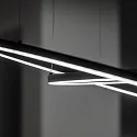 Ideal Lux Pendel ORACLE SLIM SP LED rund, DALI styrbar IP20, sort dæmpbar