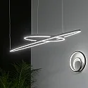 pendant luminaire ORACLE SLIM SP LED round IP20, black 