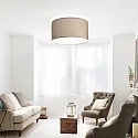 Ideal Lux skærm SET UP PARALUME CILINDRO Ø 70 cm cylindrisk, blågrå
