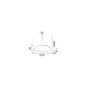pendant luminaire GEMINI 81 DALI controllable IP20, white dimmable