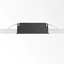 Ideal Lux recessed downlight LIKA FI SLIM  D12 6 flames, UGR < 19, slim, on/off, with trim IP20, black matt 