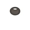 Indbygnings loftlampe QUARK rund IP20, sort 