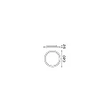 Ideal Lux Loftlampe FLY PL LED LED IP40, pulverlakeret, sort