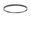 Loftlampe FLY PL LED LED IP40, pulverlakeret, sort