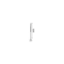 Ideal Lux Standerlampe JEDI PT LED 80.5CM firkantet, omskiftelig, med jordspyd IP65, antracit, mat 