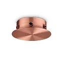 baldakin MAGNETICO 6 LUCI rund, 6-fold, kobber, bruneret