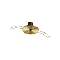 indbygningsroset ROUND RECESSED 1-fold, rund, messing, bruneret