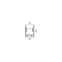 Ideal Lux Profil SLOT SUR D16, hvid