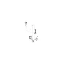 pendant luminaire ARCHIMEDE conical IP20, white 