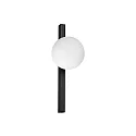 Væglampe BINOMIO 1-flamme G9 IP20, sort dæmpbar